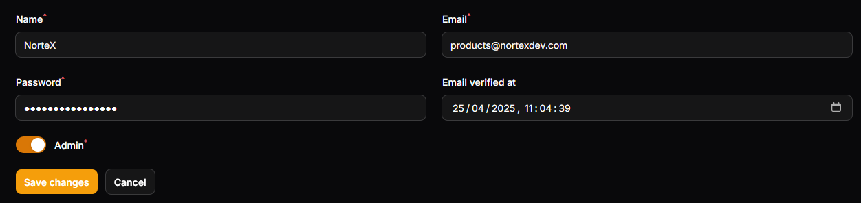 User Form